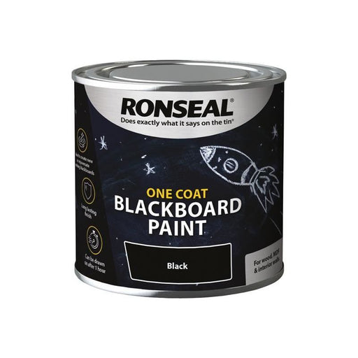 Ronseal One Coat Blackboard Paint 250ml Ronseal - Dynamic Drive