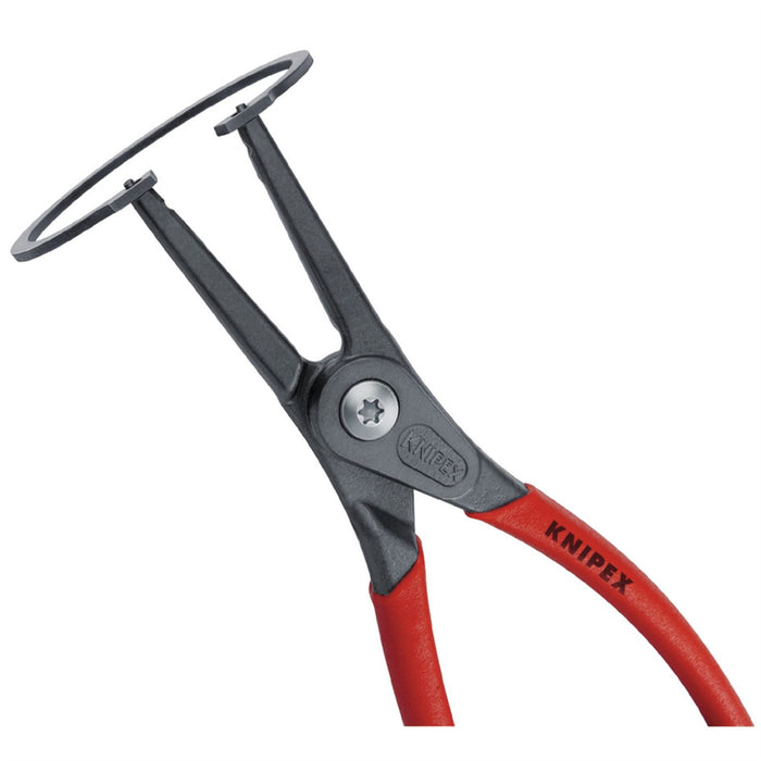 Draper Knipex 49 11 A2 180mm External Straight Tip Circlip Pliers, 19 - 60mm Cap Draper - Dynamic Drive