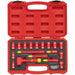 Draper VDE Approved Fully Insulated Metric Socket Set, 1/4" Sq. Dr. (18 Piece) Draper - Dynamic Drive