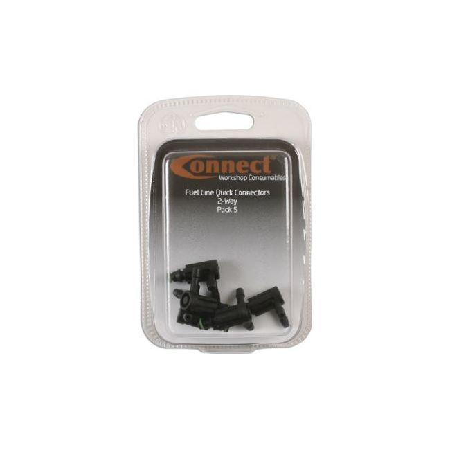 Connect Fuel Line 2 Way Leak off Connector 5pc 34063 Tool Connection - Dynamic Drive