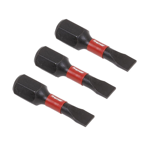 Sealey Slotted 4.5mm Impact Power Tool Bits 25mm 3pc AK8201 Sealey - Dynamic Drive