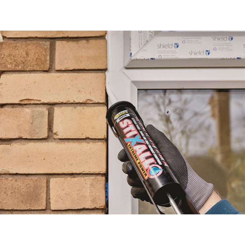 Everbuild Sika Stixall Extreme Power Cartridge White 290ml Everbuild Sika - Dynamic Drive
