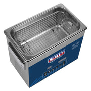 Sealey Ultrasonic Parts Cleaning Tank 3L SCT03 Sealey - Dynamic Drive