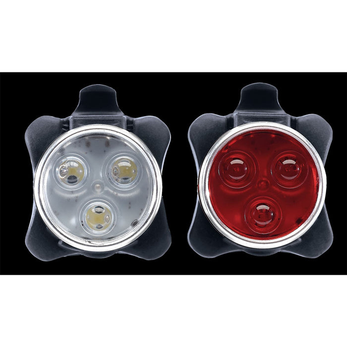 Draper Rechargeable LED Bicycle Light Set 36974 Draper - Dynamic Drive