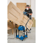 Draper 230V Wet and Dry Vacuum Cleaner with Stainless Steel Tank and Integrated Draper - Dynamic Drive