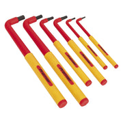 Sealey Hex Key Set 6pc Extra-Long VDE AK7177 Sealey - Dynamic Drive