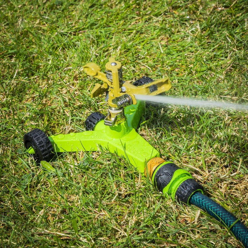 Sealey Pulsating Sprinkler With Metal Wheeled Base JS2034 Sealey - Dynamic Drive