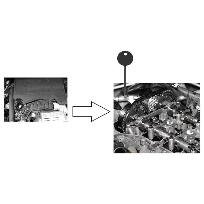Laser Timing Belt Checking Gauge - for PSA 8207 Laser - Dynamic Drive