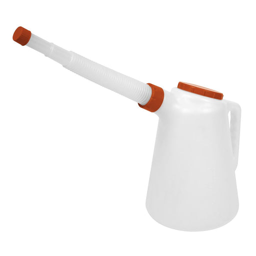 Sealey Oil Container with Red Lid & Flexible Spout 5L JDL5R Sealey - Dynamic Drive