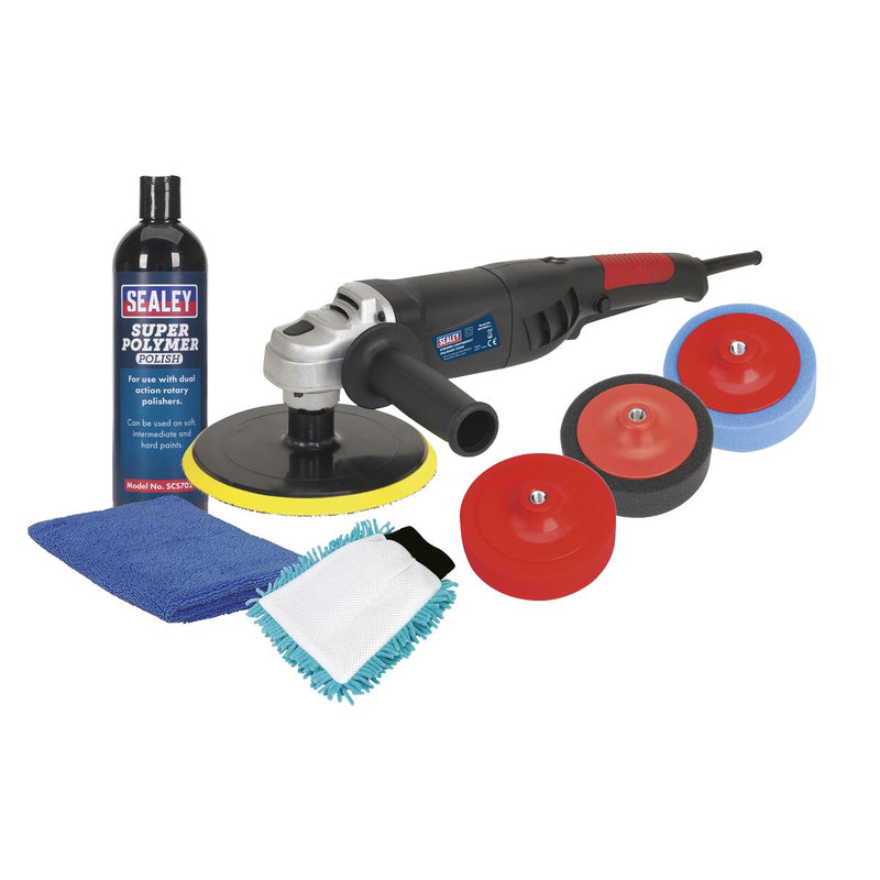 Sealey ï180mm Pro Electric Polisher Kit 1100W/230V CPK03 Sealey - Dynamic Drive