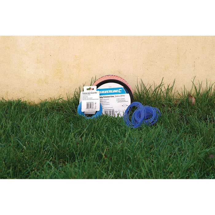 Silverline Heavy Duty Trimmer Line 2mm x 377m Silverline - Dynamic Drive