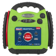Sealey RoadStartï Emergency Jump Starter 12V 900 Peak Amps Hi-Vis Green RS1312HV Sealey - Dynamic Drive