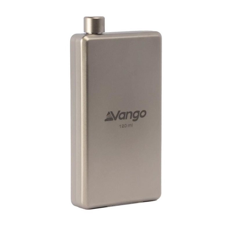 Vango Titanium Hip Flask 120ml Titanium Vango - Dynamic Drive