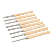 Silverline Wood Turning Chisel Set 8pce 360mm Silverline - Dynamic Drive