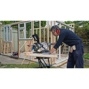 Draper Sliding Compound Mitre Saw with Laser Cutting Guide, 210mm, 1500W 83677 Draper - Dynamic Drive