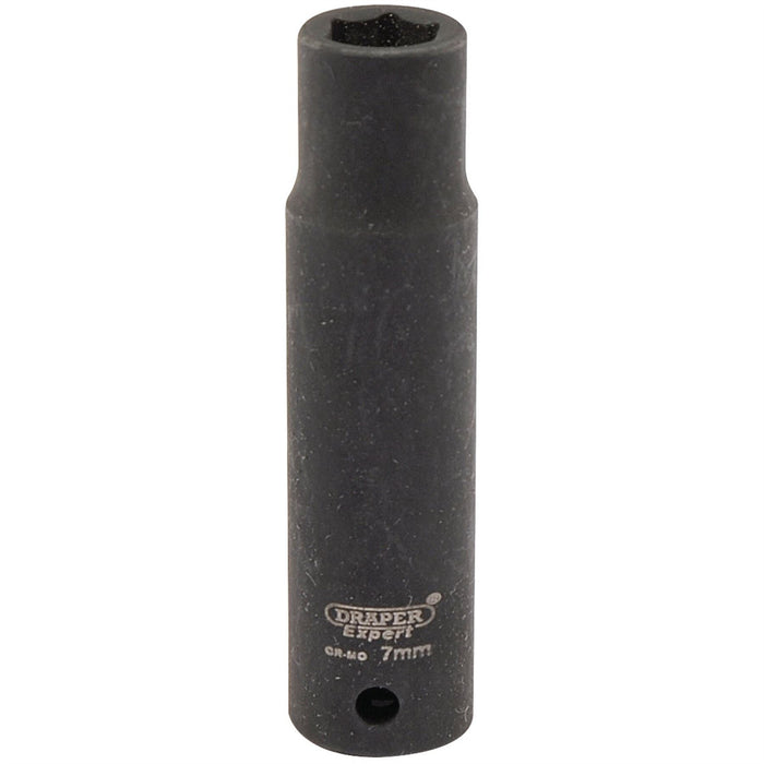 Draper Expert HI-TORQ 6 Point Deep Impact Socket, 1/4" Sq. Dr., 7mm Draper - Dynamic Drive