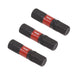 Sealey Hex 6mm Impact Power Tool Bits 25mm 3pc AK8214 Sealey - Dynamic Drive