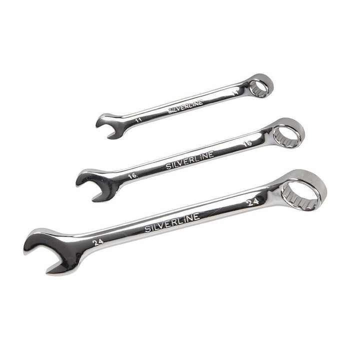 Silverline Combination Spanner Set 14pce 8 - 24mm Silverline - Dynamic Drive