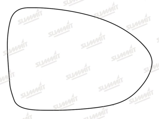 Summit Stick-On Standard Mirror Glass fits Kia Rio 13 on RHS Summit - Dynamic Drive