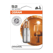 Osram 64327-01B S2 Motorcycle/Scooter Headlamp Bulb, 12 V, 35 W Osram - Dynamic Drive