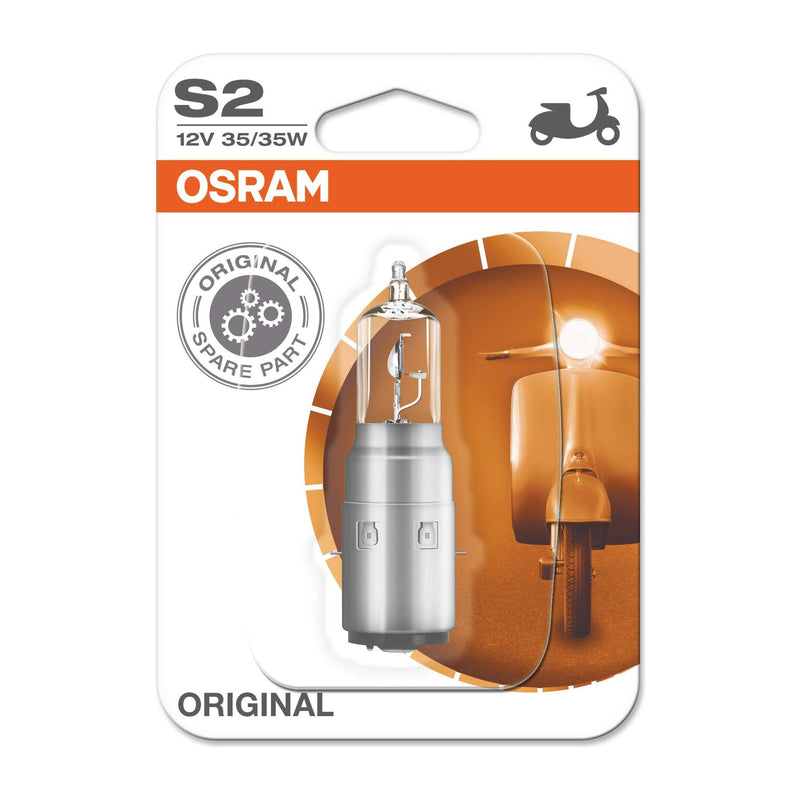 Osram 64327-01B S2 Motorcycle/Scooter Headlamp Bulb, 12 V, 35 W Osram - Dynamic Drive