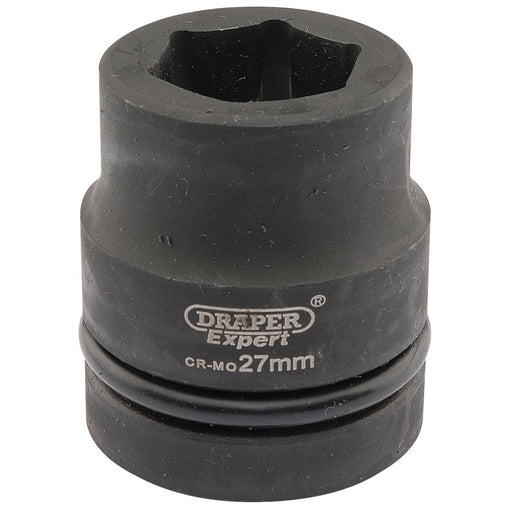 Draper Expert HI-TORQ 6 Point Impact Socket, 1" Sq. Dr., 27mm 05108 Draper - Dynamic Drive