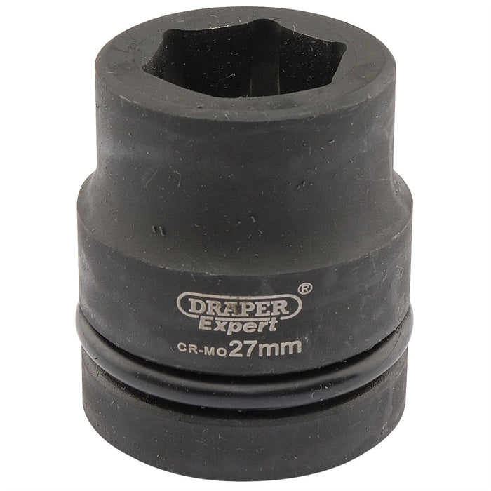 Draper Expert HI-TORQ 6 Point Impact Socket, 1" Sq. Dr., 27mm 05108 Draper - Dynamic Drive