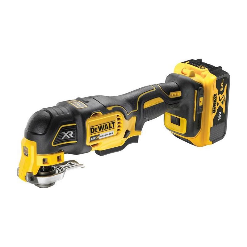 Dewalt Power Tools DCS356P1 XR Oscillating Multi-Tool 18V 1 x 5.0Ah Li-ion DeWALT Power Tools - Dynamic Drive