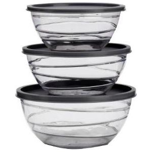 3Pc Acrylic Container Set WH-543 UK Camping And Leisure - Dynamic Drive