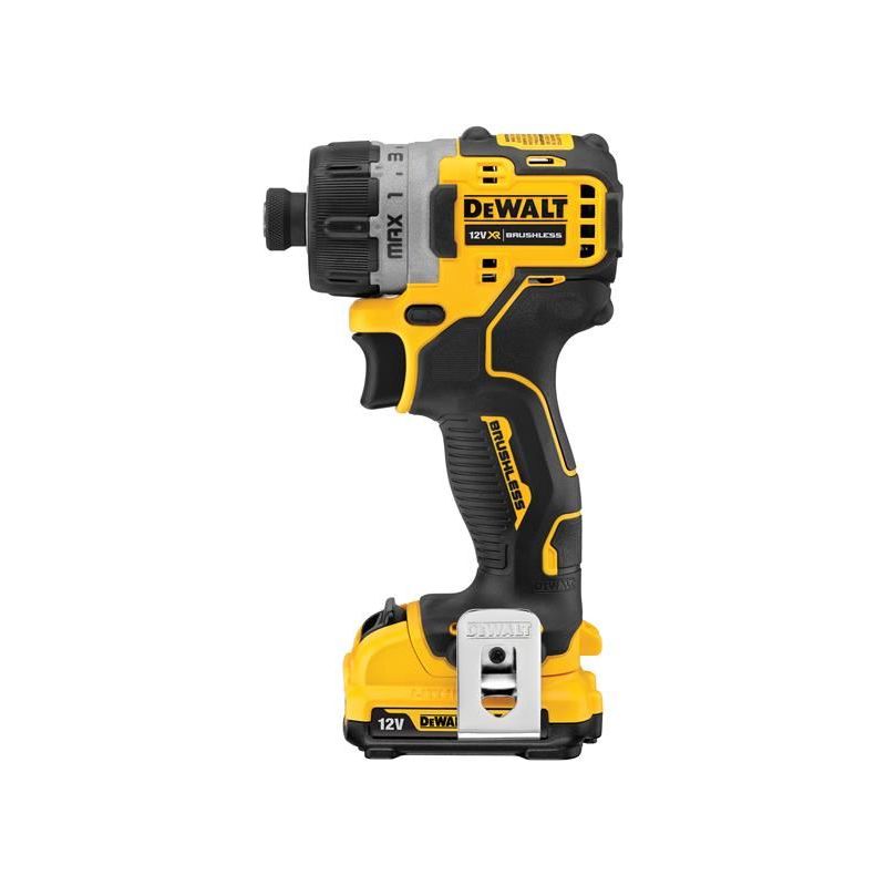 Dewalt Power Tools DCF601D2 XR Brushless Sub-Compact Screwdriver 12V 2 x 2.0Ah Li-ion DeWALT Power Tools - Dynamic Drive