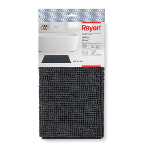 Bath Mat 80 X 50Cm Grey 632502 Rayen - Dynamic Drive