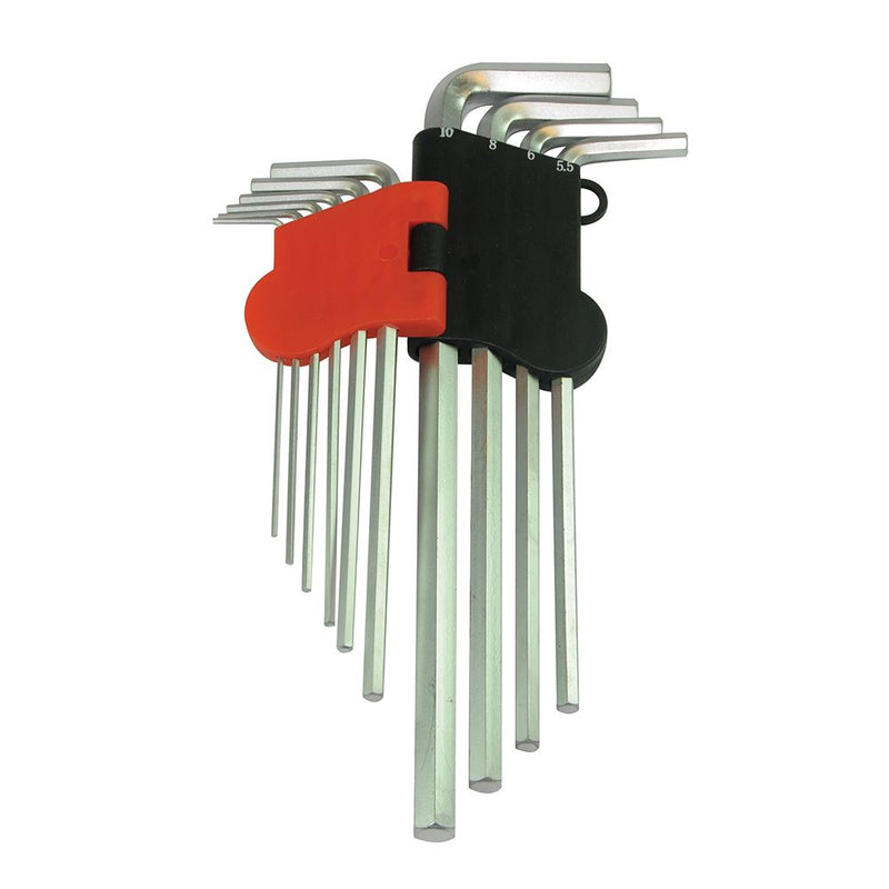 Silverline Expert Hex Key Metric Set 10pce 1.5 - 10mm Silverline - Dynamic Drive
