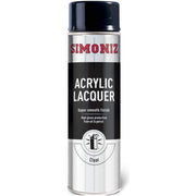 Simoniz Clear Acrylic Lacquer Smooth High Gloss Aerosol Spray Paint 500ml Simoniz - Dynamic Drive