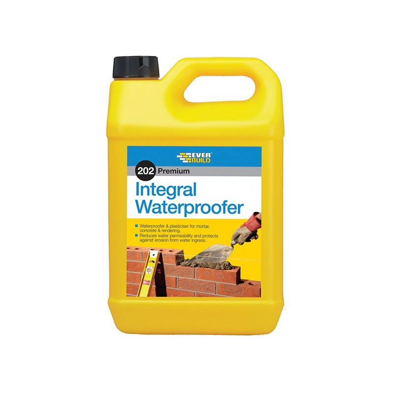 Everbuild Sika 202 Integral Liquid Waterproofer 5 litre Everbuild Sika - Dynamic Drive