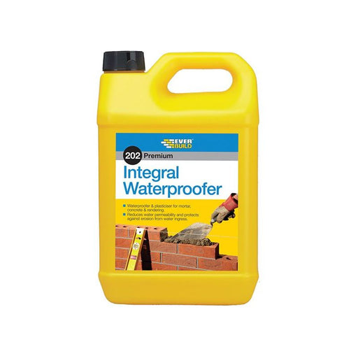 Everbuild Sika 202 Integral Liquid Waterproofer 5 litre Everbuild Sika - Dynamic Drive