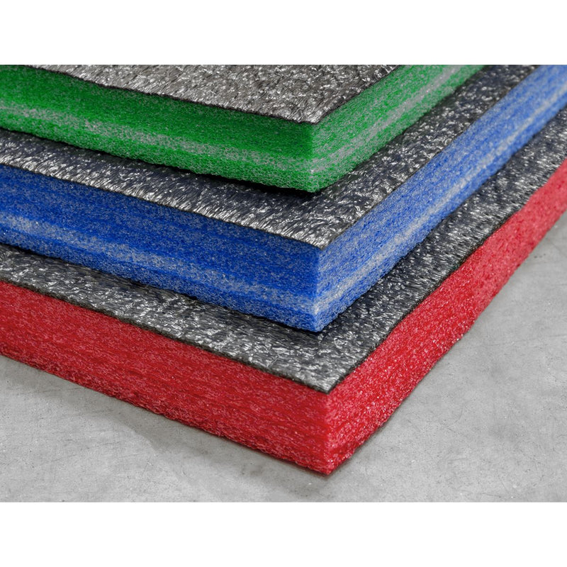 Sealey Easy Peel Shadow Foam Blue/Black 1200 x 550 x 30mm SF30B Sealey - Dynamic Drive