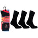 Mens lightweight thermal insulated black socks 2755 UK Camping And Leisure - Dynamic Drive