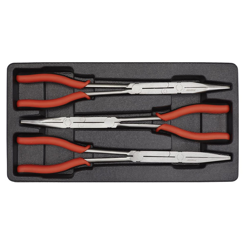Sealey Double Joint Pliers Set 3pc Long Reach 335mm AK8580 Sealey - Dynamic Drive