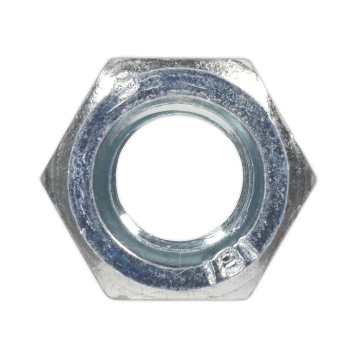 Sealey Steel Nut M8 Zinc DIN 934 Pack of 100 SN8 Sealey  - Dynamic Drive