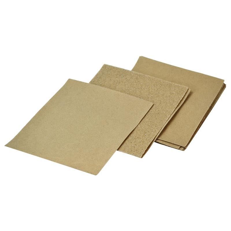 Faithfull Cork Block Glasspaper Sanding Sheets Assorted (Pack 10) Faithfull - Dynamic Drive