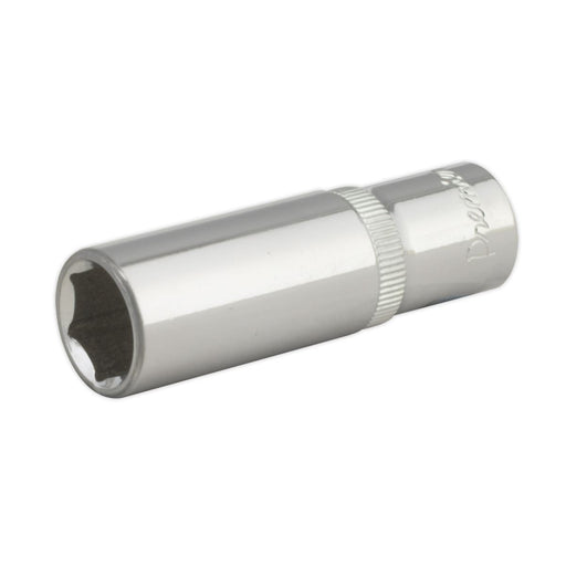 Sealey WallDrive Socket 14mm Deep 3/8"Sq Drive Fully Polished SP3814D Sealey - Dynamic Drive
