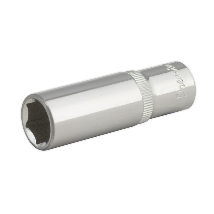 Sealey WallDrive Socket 14mm Deep 3/8"Sq Drive Fully Polished SP3814D Sealey - Dynamic Drive