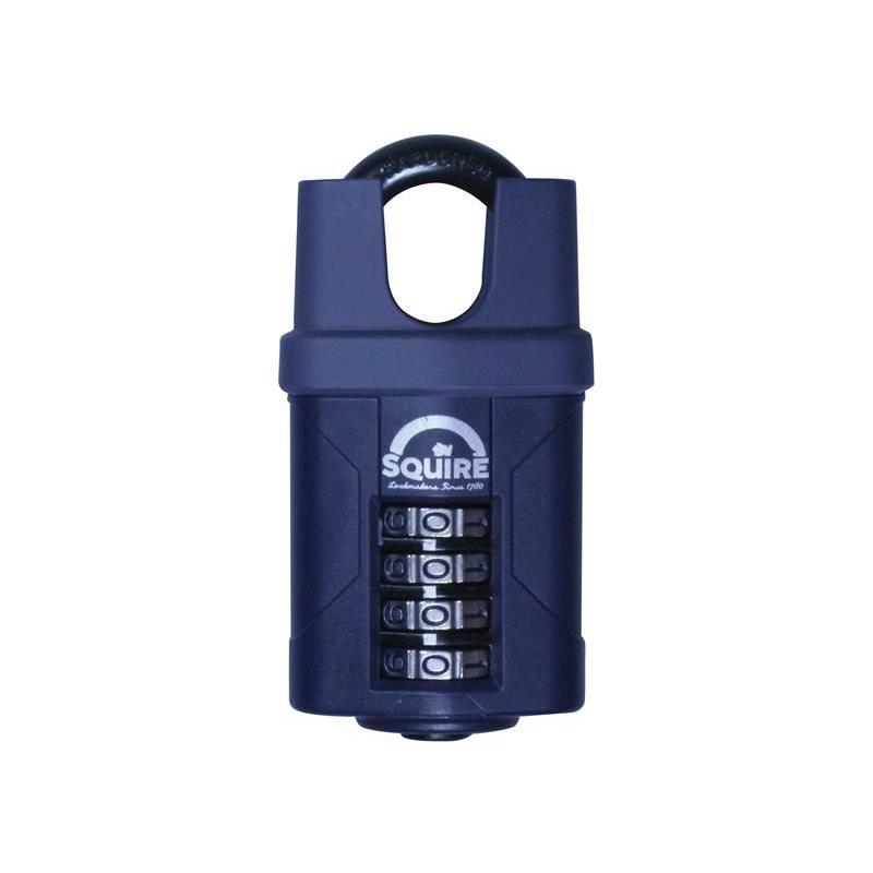 Squire CP40CS Combination Padlock 4-Wheel Closed Shackle 40mm Squire - Dynamic Drive