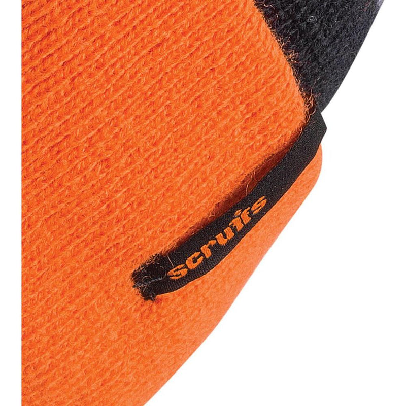 Scruffs Trade Bobble Hat Black/Orange Scruffs - Dynamic Drive