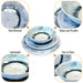 MDS1203 Liberty Linosa 12 Piece Melamine Dinner Set LL1397 Liberty Leisure UK - Dynamic Drive