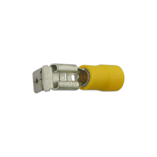 Connect Yellow Piggyback Terminal 6.3mm 100pc 30223 Tool Connection - Dynamic Drive