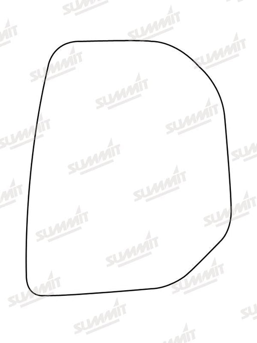 Summit Heated Base Plate With Commercial Mirror Glass fits Peugeot Partner, Citroen Berlingo RHS Summit - Dynamic Drive
