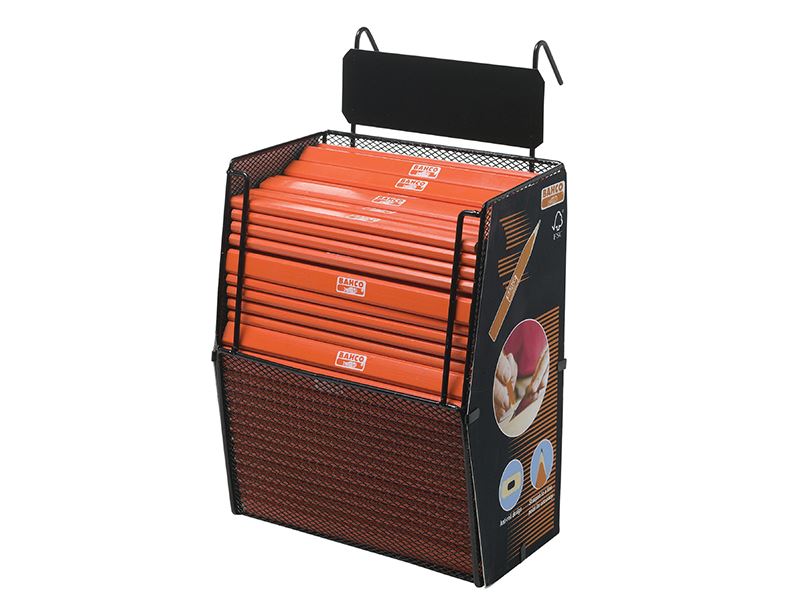 Bahco Carpenter's Pencil Display with 200 Pencils Bahco - Dynamic Drive