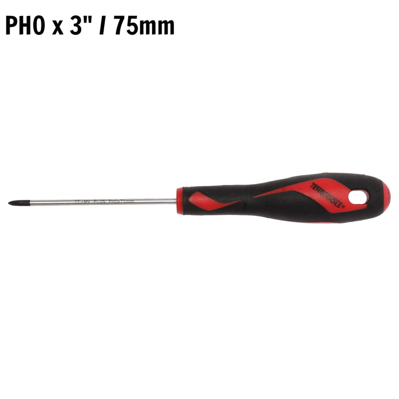 Teng Tools PH Screwdriver PH0 x 75mm S Teng Tools - Dynamic Drive