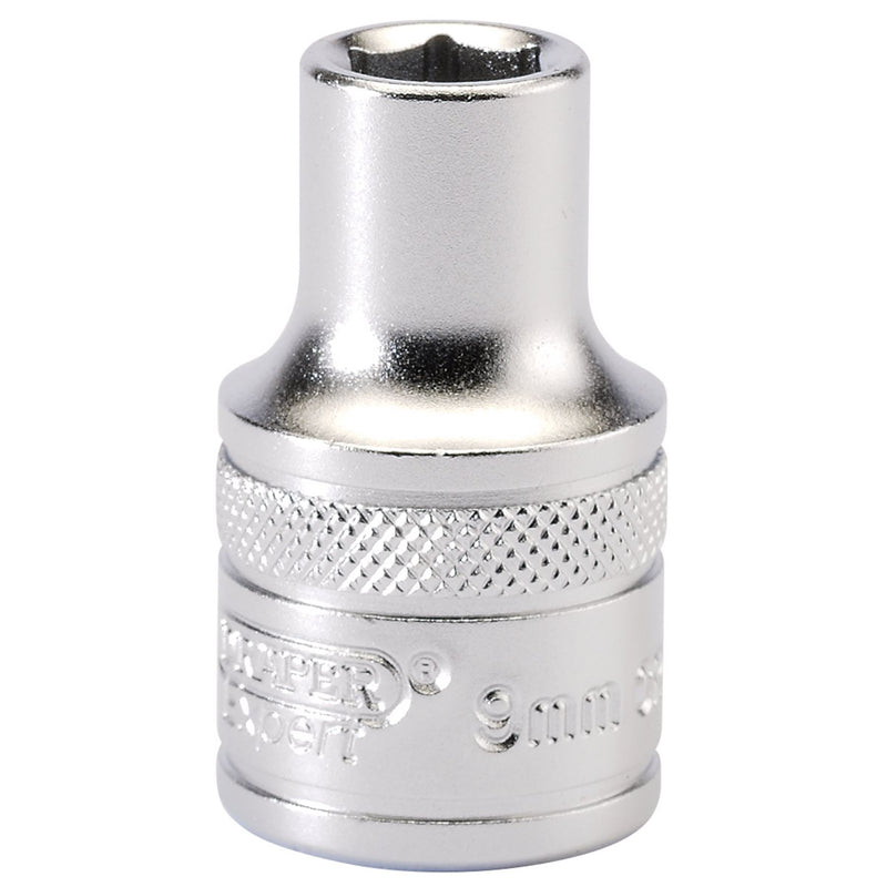 Draper 6 Point Metric Socket, 1/2" Sq. Dr., 9mm 16597 Draper - Dynamic Drive